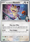 Team Rocket's Meowth 161/217 Energy Symbol Pattern — Ascended Heroes Pokémon card