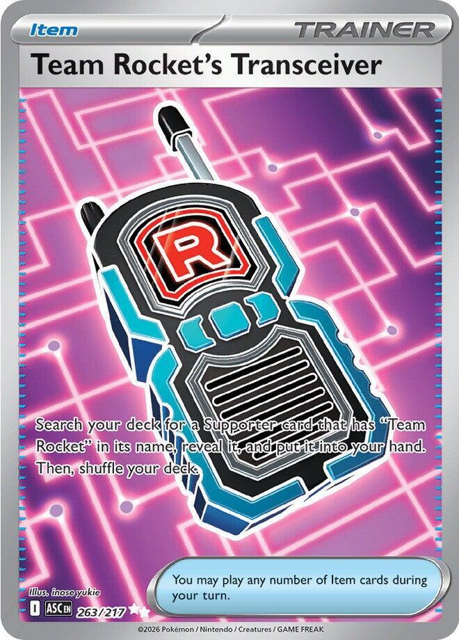 Team Rocket's Transceiver 263/217 Holofoil, Ascended Heroes Pokémon card
