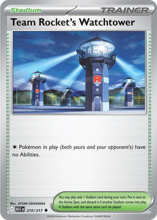 Team Rocket's Watchtower 210/217, Ascended Heroes Pokémon card