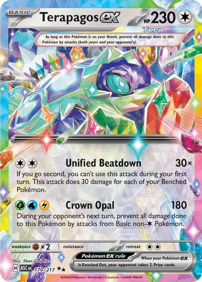 Pokemon - Ascended Heroes - Terapagos ex - 179/217 - Holofoil