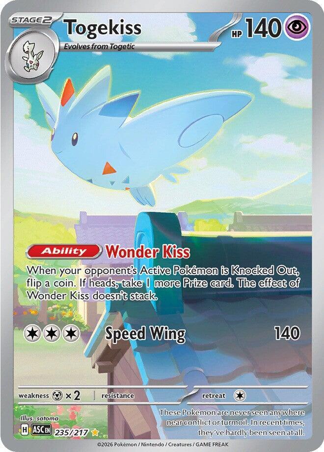 Togekiss 235/217 Holofoil, Ascended Heroes Pokémon card