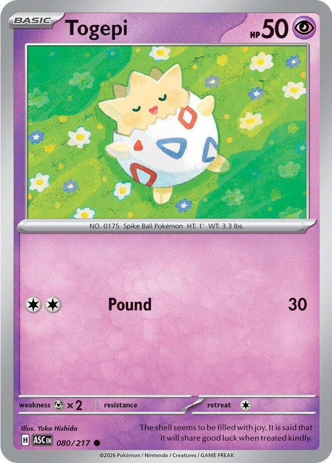 Pokemon - Ascended Heroes - Togepi - 080/217 - Normal