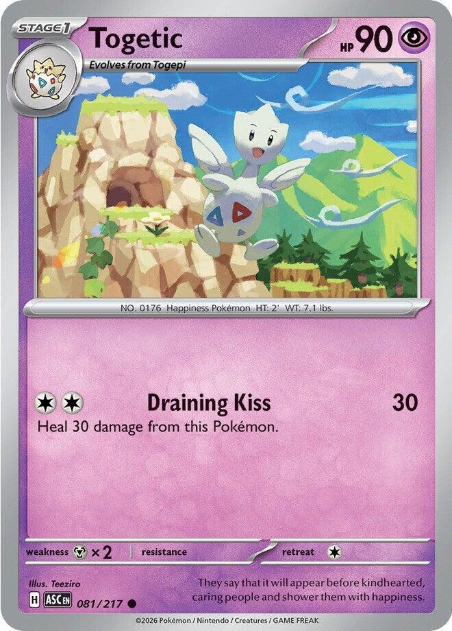 Togetic 081/217 Love Ball — Ascended Heroes Pokémon card