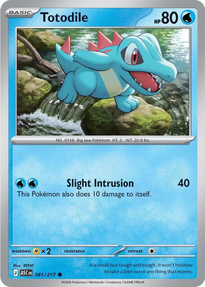 Pokemon - Ascended Heroes - Totodile - 041/217 - Friend Ball