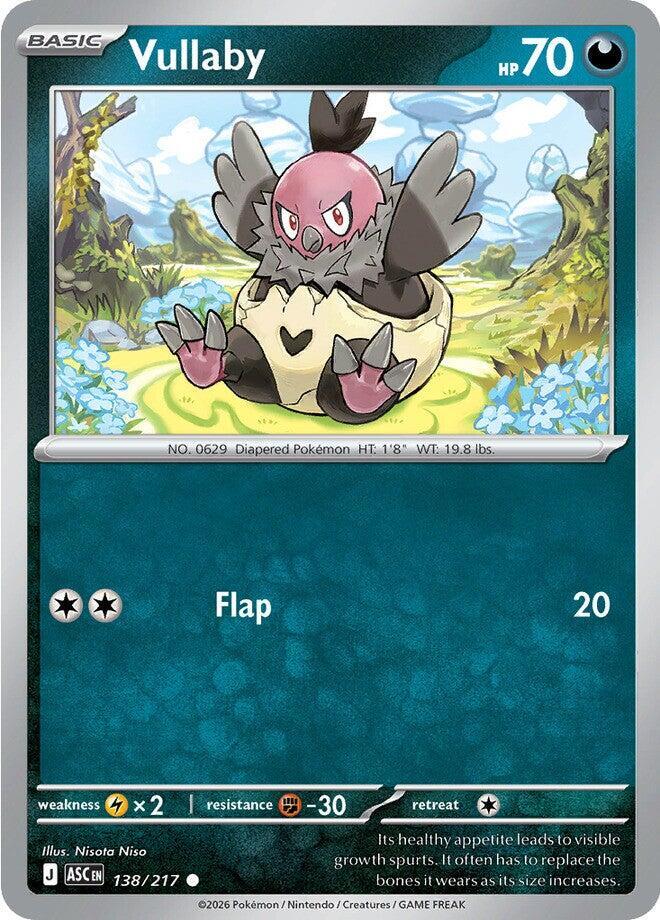 Pokemon - Ascended Heroes - Vullaby - 138/217 - Energy Symbol Pattern