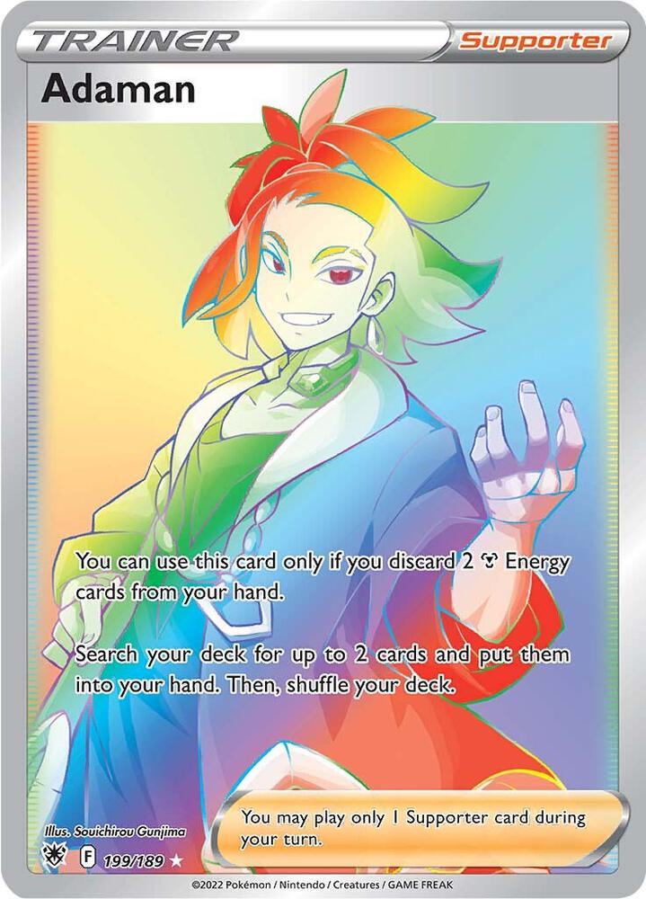 Adaman 199/189 Holofoil — Astral Radiance Pokémon card