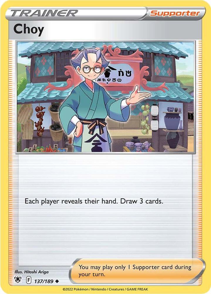 Choy 137/189 — Astral Radiance Pokémon card