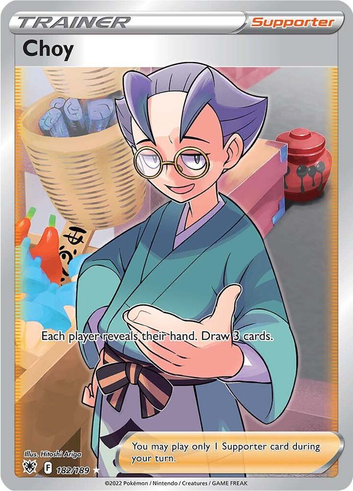 Choy 182/189 Holofoil — Astral Radiance Pokémon card