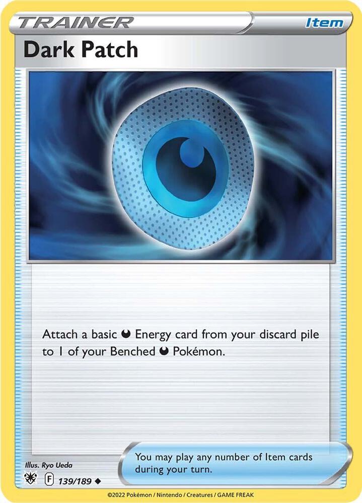 Dark Patch 139/189 Reverse Holofoil — Astral Radiance Pokémon card