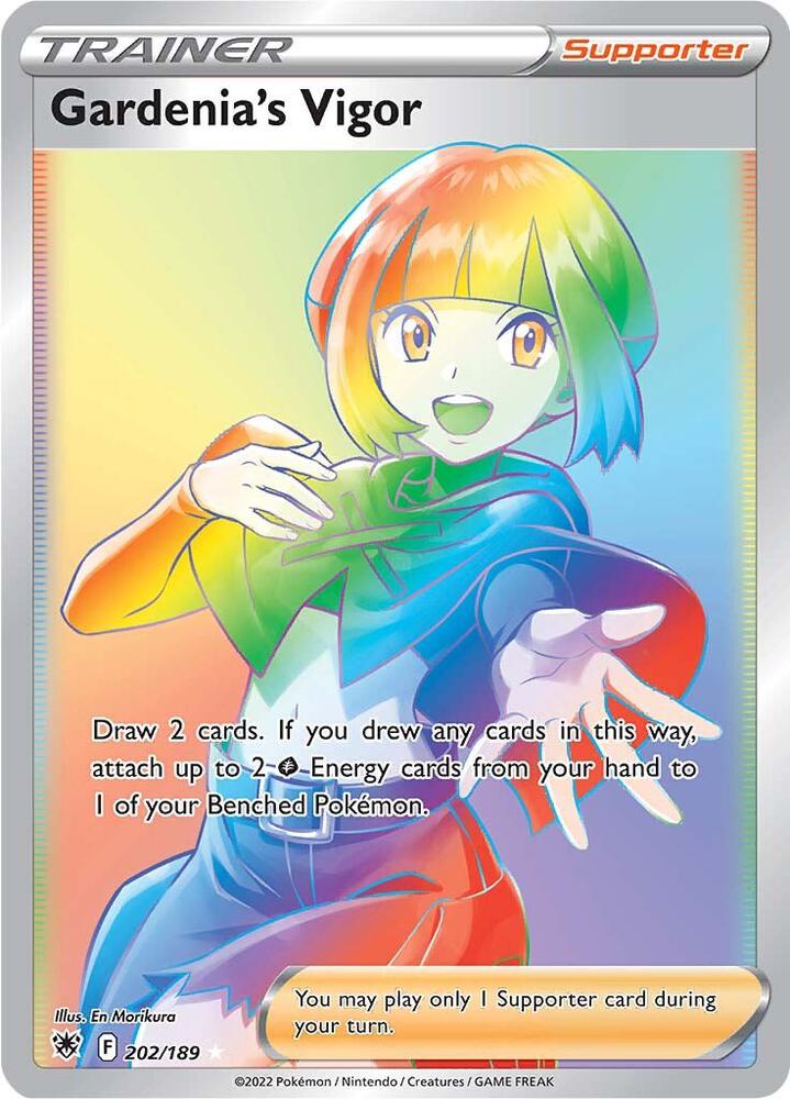 Pokemon - Astral Radiance - Gardenia's Vigor - 202/189 - Holofoil