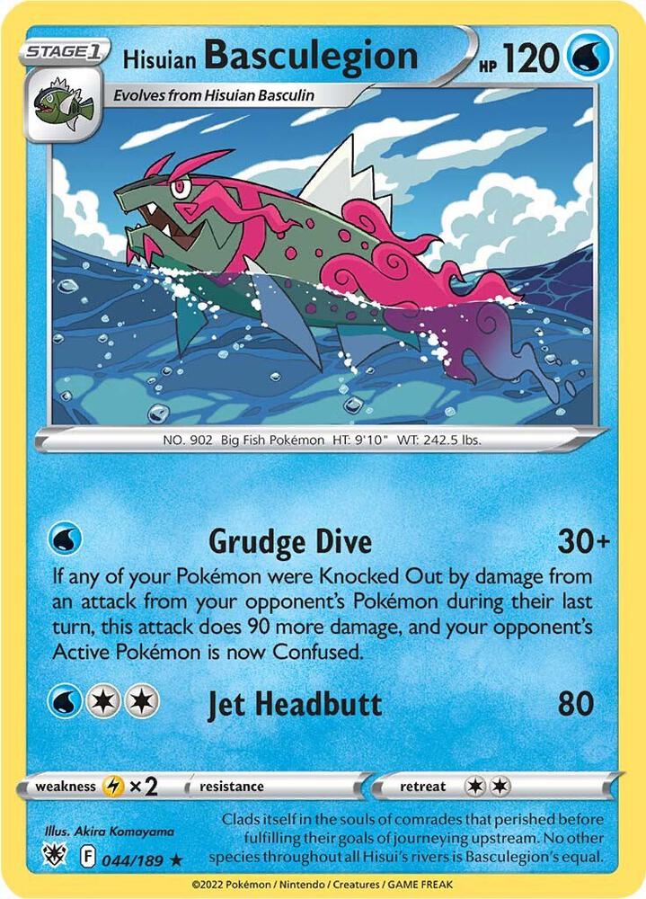 Hisuian Basculegion 044/189 — Astral Radiance Pokémon card