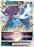 Hisuian Samurott VSTAR 102/189 Holofoil — Astral Radiance Pokémon card