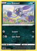 Hisuian Sneasel 092/189 — Astral Radiance Pokémon card