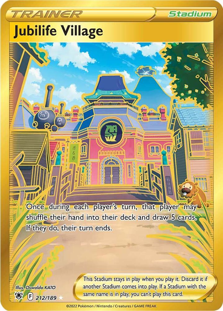 Jubilife Village 212/189 Holofoil — Astral Radiance Pokémon card