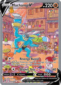 Machamp V 172/189 Holofoil — Astral Radiance Pokémon card