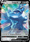 Origin Forme Dialga V 113/189 Holofoil — Astral Radiance Pokémon card