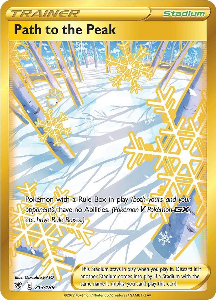 Path to the Peak 213/189 Holofoil — Astral Radiance Pokémon card