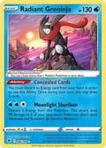 Radiant Greninja 046/189 Holofoil — Astral Radiance Pokémon card