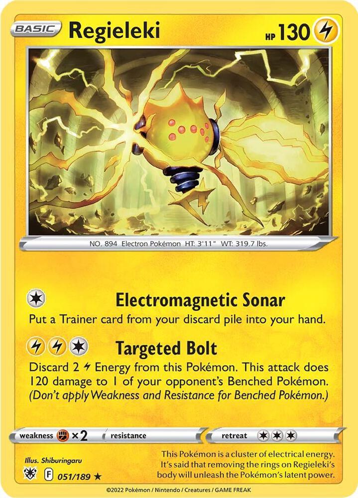 Regieleki 051/189 — Astral Radiance Pokémon card