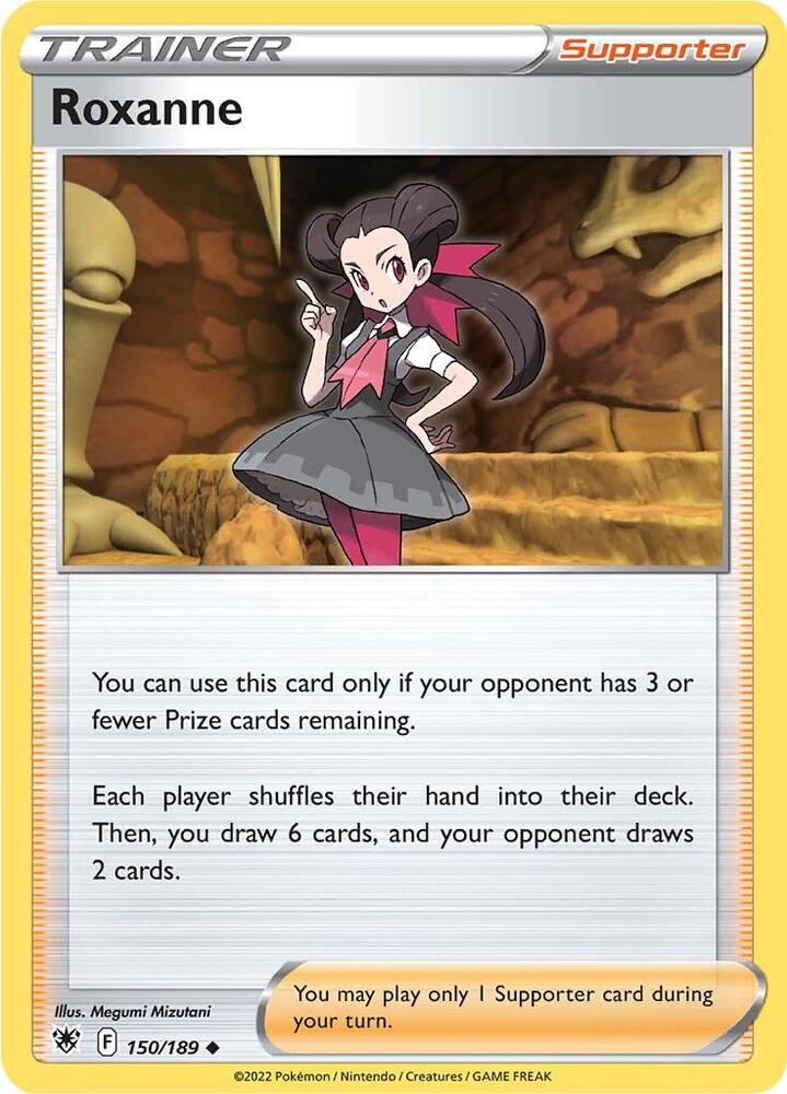 Roxanne 150/189 Reverse Holofoil — Astral Radiance Pokémon card