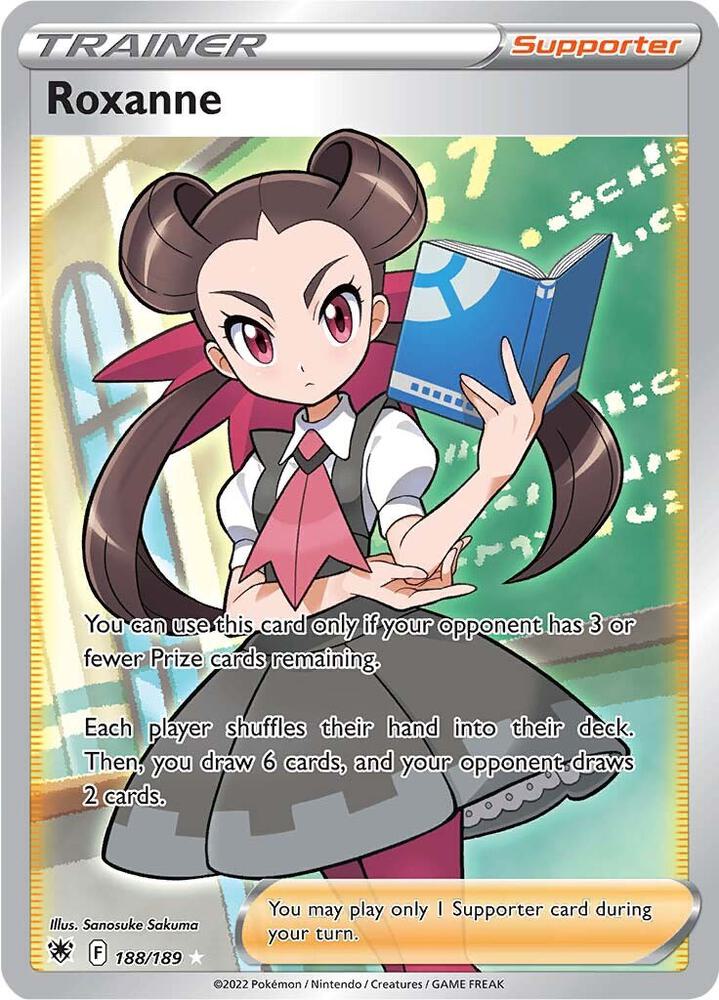 Roxanne 188/189 Holofoil — Astral Radiance Pokémon card