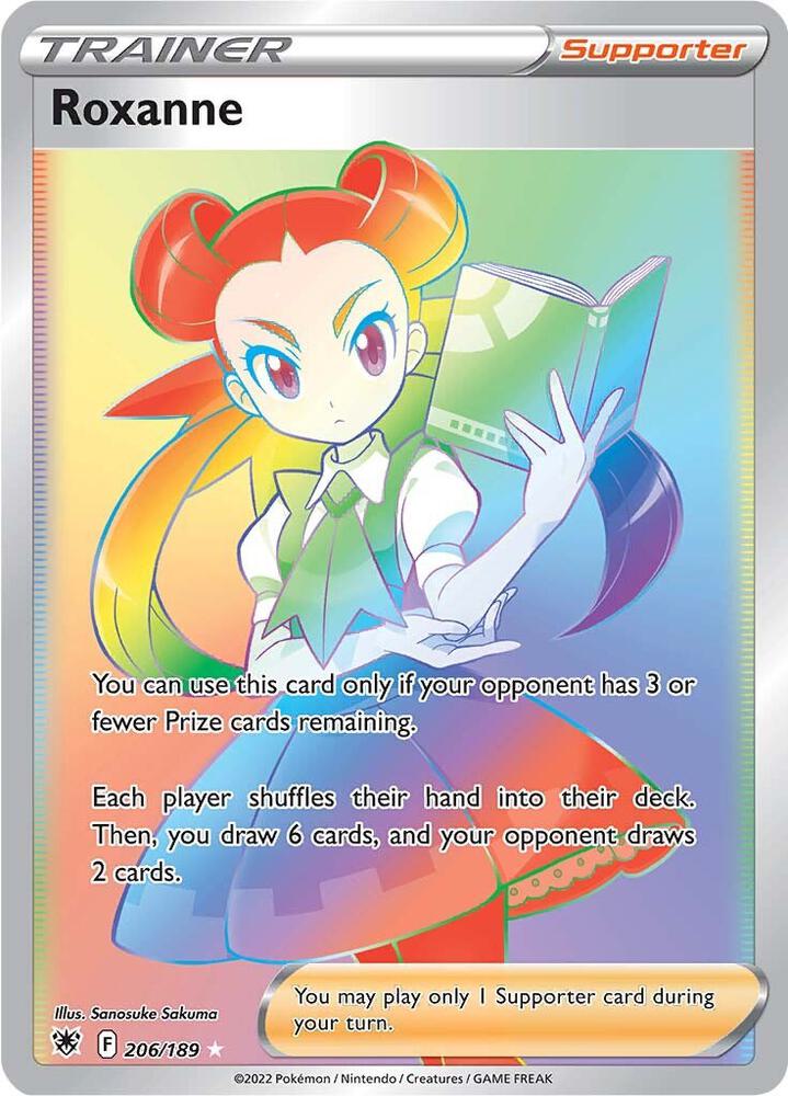 Roxanne 206/189 Holofoil — Astral Radiance Pokémon card
