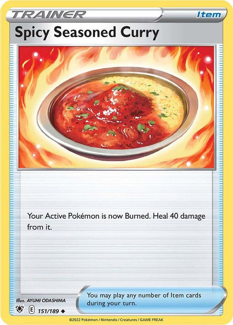 Pokemon - Astral Radiance - Spicy Seasoned Curry - 151/189 - Reverse Holofoil