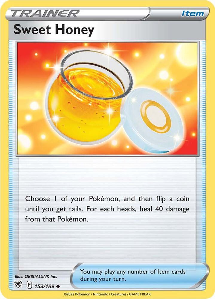 Pokemon - Astral Radiance - Sweet Honey - 153/189 - Reverse Holofoil