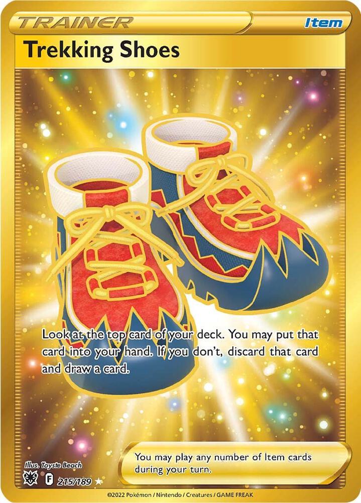Trekking Shoes 215/189 Holofoil — Astral Radiance Pokémon card