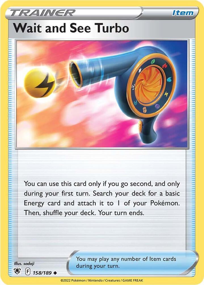 Wait and See Turbo 158/189 — Astral Radiance Pokémon card