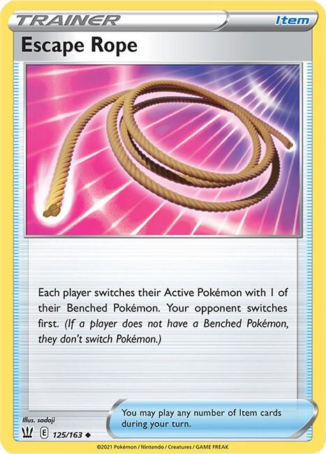 Escape Rope 125/163 — Battle Styles Pokémon card