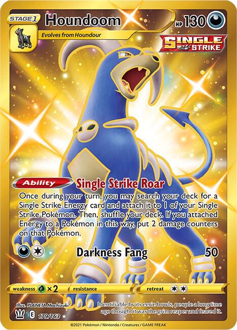 Houndoom 179/163 Holofoil — Battle Styles Pokémon card