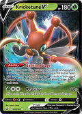 Kricketune V 006/163 Holofoil — Battle Styles Pokémon card