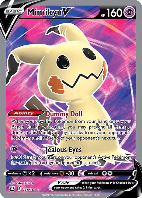 Pokemon - Battle Styles - Mimikyu V - 148/163 - Holofoil
