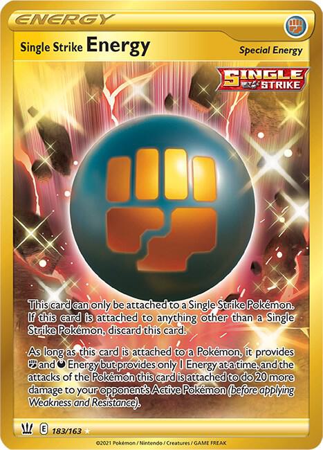 Pokemon - Battle Styles - Single Strike Energy - 183/163 - Holofoil
