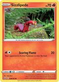Sizzlipede 029/163 — Battle Styles Pokémon card