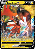 Tapu Koko V 050/163 Holofoil — Battle Styles Pokémon card