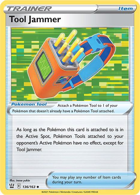 Tool Jammer 136/163 Reverse Holofoil — Battle Styles Pokémon card