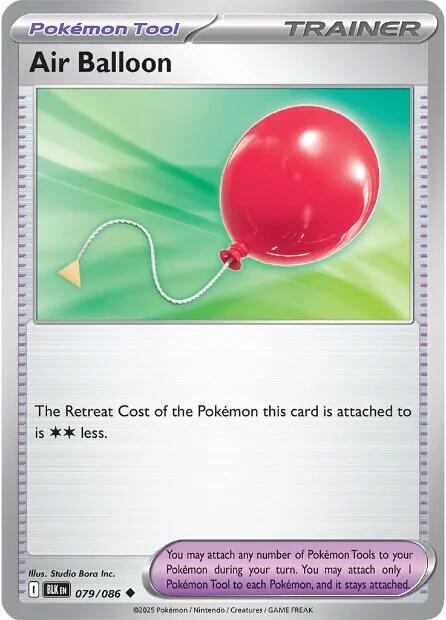Air Balloon 079/086 — Black Bolt Pokémon card
