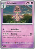 Beheeyem 041/086 Reverse Holofoil — Black Bolt Pokémon card