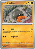 Dwebble 051/086 Reverse Holofoil — Black Bolt Pokémon card