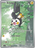 Emolga 112/086 Holofoil — Black Bolt Pokémon card