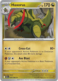 Haxorus 070/086 Reverse Holofoil — Black Bolt Pokémon card