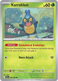 Karrablast 009/086 Reverse Holofoil — Black Bolt Pokémon card