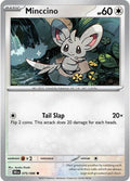 Minccino 075/086 Reverse Holofoil — Black Bolt Pokémon card