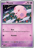 Munna 035/086 Reverse Holofoil — Black Bolt Pokémon card