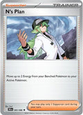 N's Plan 083/086 Reverse Holofoil — Black Bolt Pokémon card