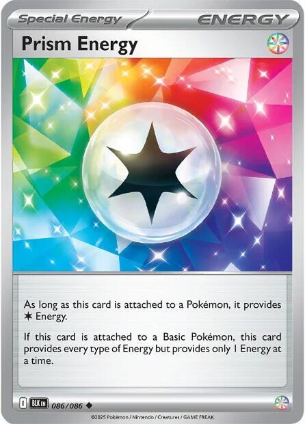 Pokemon - Scarlet & Violet - Black Bolt - Prism Energy - 086/086 - Reverse Holofoil