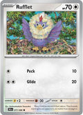 Rufflet 077/086 Reverse Holofoil — Black Bolt Pokémon card