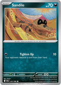 Sandile 057/086 Reverse Holofoil — Black Bolt Pokémon card